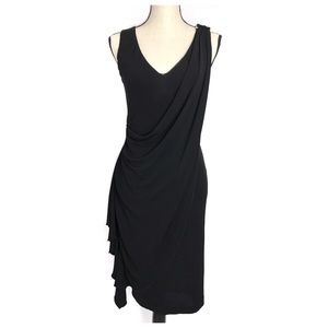 {Karen Millen} Grecian Draped Cocktail Dress, Sz 6